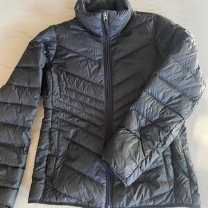 Abercrombie & Fitch Black Puffer Jacket/Coat size small